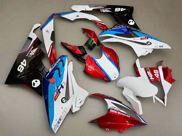 Comprare Carena Moto BMW S1000RR 2019-2022 - Bianco Rosso Blu HP