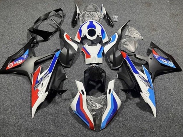 Comprare Carena Moto BMW S1000RR 2019-2022 - Bianco Blu Nero Opaco Rosso