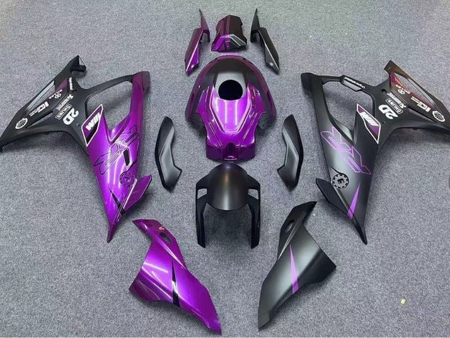 Comprare Carena Moto BMW S1000RR 2019-2022 - Nero Opaco Viola