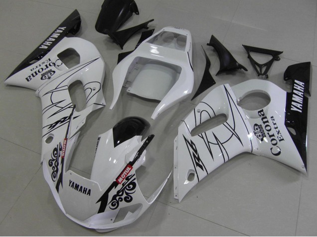 Comprare Carena Moto Yamaha YZF R6 1998-2002 - Bianco Nero Rosso Corona Motul
