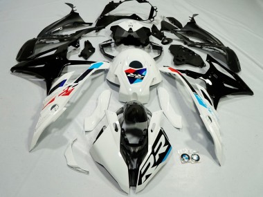 Comprare Carena Moto BMW S1000RR 2023-2024 - Bianco Azzurro Chiaro Rosso Nero Lucido