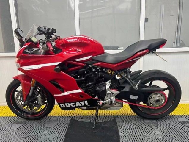Comprare Carena Moto Ducati Supersport 939/939S 2017-2022 - Rosso Nero Bianco Banda