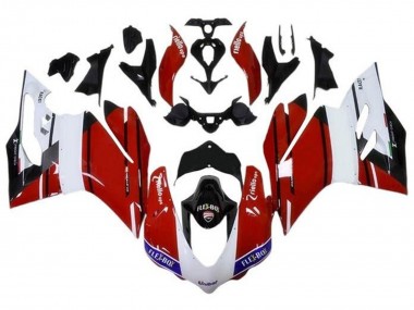 Comprare Carena Moto Ducati 959/1299 2015-2020 - Bianco Rosso Blu Nero Lucido Unibat Flex-Box