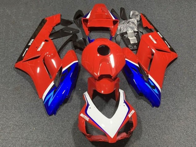 Comprare Carena Moto Honda CBR1000RR 2004-2005 - Bianco Rosso Blu Motul