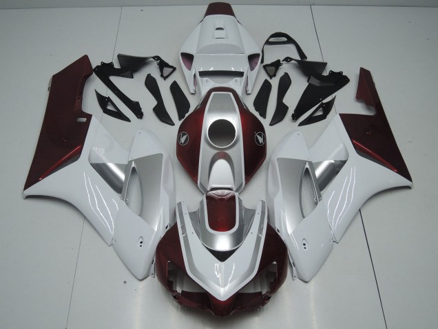 Comprare Carena Moto Honda CBR1000RR 2006-2007 - Bianco Argento Nero Lucido