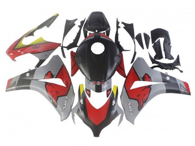 Comprare Carena Moto Honda CBR1000RR 2008-2011 - Nardo Grigio Nero Red Bull