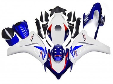 Comprare Carena Moto Honda CBR1000RR 2008-2011 - Bianco Rosso Blu Stella HRC