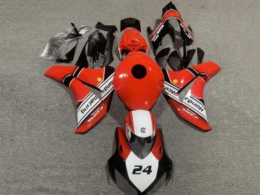 Comprare Carena Moto Honda CBR1000RR 2008-2011 - Rosso Bianco Nero Lucido 24