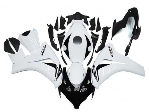 Comprare Carena Moto Honda CBR1000RR 2008-2011 - Bianco Nero Lucido