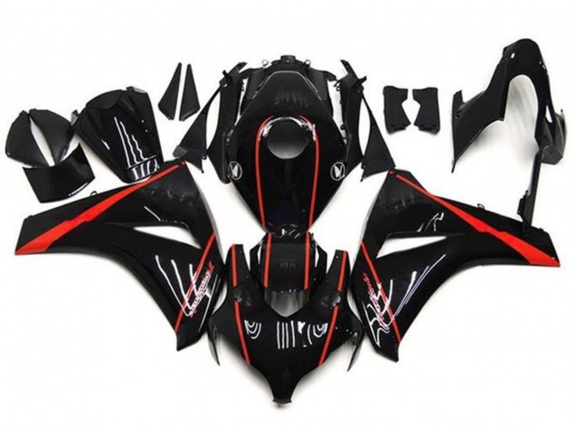 Comprare Carena Moto Honda CBR1000RR 2008-2011 - Nero Lucido Rosso Banda