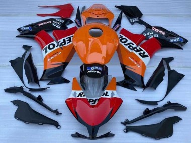 Comprare Carena Moto Honda CBR1000RR 2012-2016 - Arancia Bianco Rosso Nero Lucido Repsol