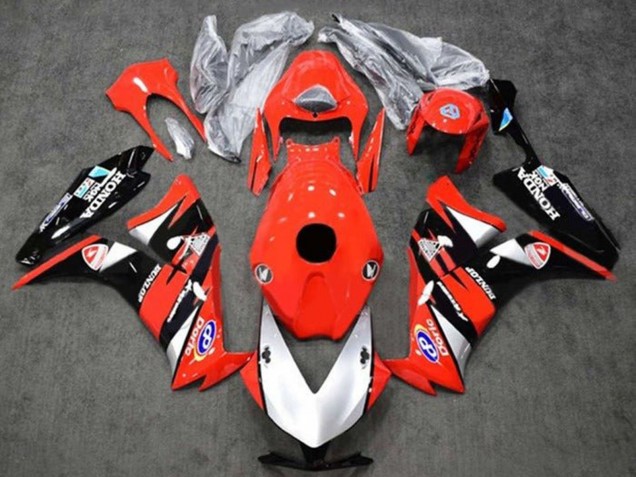 Comprare Carena Moto Honda CBR1000RR 2012-2016 - Rosso Argento Nero Lucido