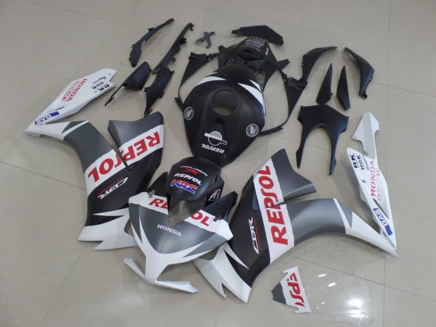 Comprare Carena Moto Honda CBR1000RR 2012-2016 - Bianco Argento Nero Opaco Rosso Repsol