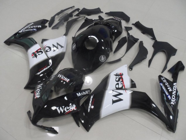 Comprare Carena Moto Honda CBR1000RR 2012-2016 - Nero Lucido Bianco West