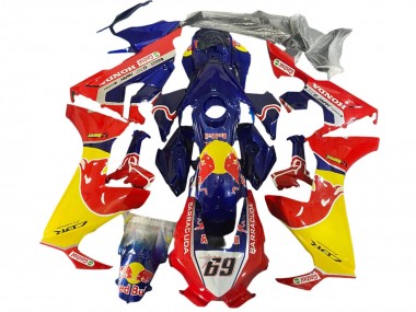 Comprare Carena Moto Honda CBR1000RR 2017-2023 - Blu Giallo Red Bull Hayden