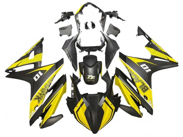 Comprare Carena Moto Honda CBR500R 2016-2018 - Giallo Nero Opaco