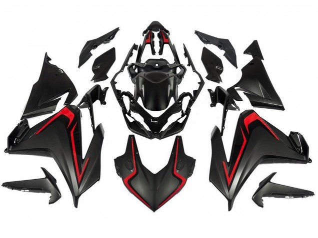 Comprare Carena Moto Honda CBR500R 2019-2021 - Nero Opaco Rosso