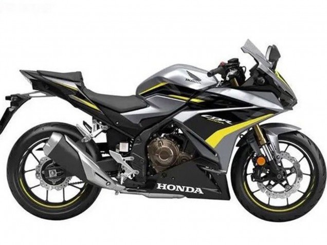 Comprare Carena Moto Honda CBR500R 2019-2021 - Argento Nero Lucido Giallo
