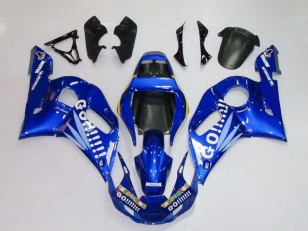 Comprare Carena Moto Yamaha YZF R6 1998-2002 - Blu Bianco Go Motul