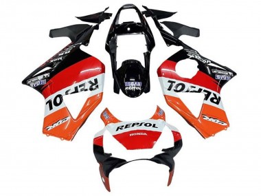 Comprare Carena Moto Honda CBR900RR 954 2002-2003 - Bianco Arancia Rosso Nero Lucido Repsol