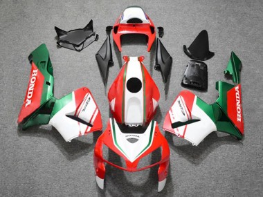 Comprare Carena Moto Honda CBR600RR 2005-2006 - Rosso Opaco Bianco Verde