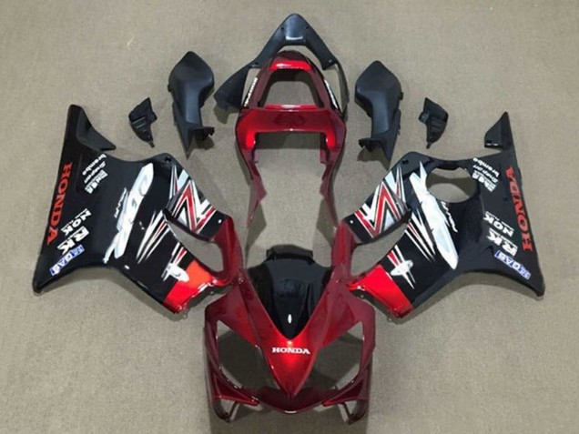 Comprare Carena Moto Honda CBR600 F4i 2001-2003 - Caramella Rosso Nero Lucido