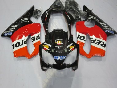 Comprare Carena Moto Honda CBR600 F4i 2004-2007 - Arancia Bianco Rosso Nero Lucido Repsol