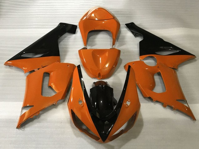 Comprare Carena Moto Kawasaki ZX6R 2005-2006 - Arancia Nero