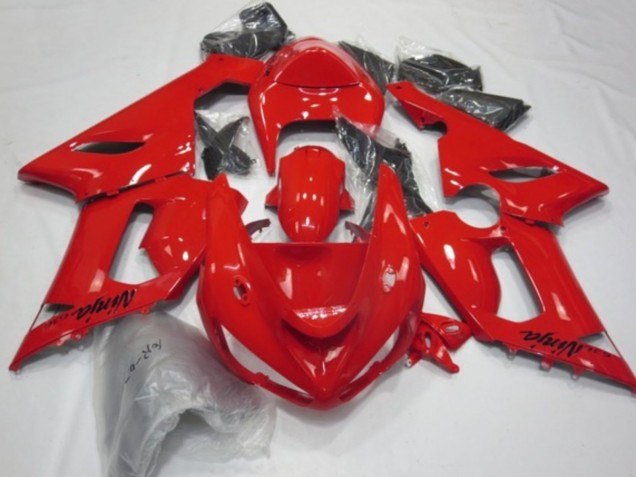 Comprare Carena Moto Kawasaki ZX6R 2005-2006 - Rosso