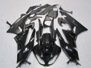 Comprare Carena Moto Kawasaki ZX6R 2007-2008 - Nero Lucido Nero Opaco