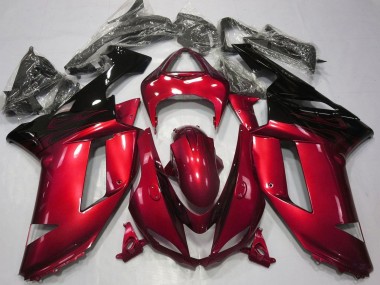 Comprare Carena Moto Kawasaki ZX6R 2007-2008 - Caramella Rosso Nero