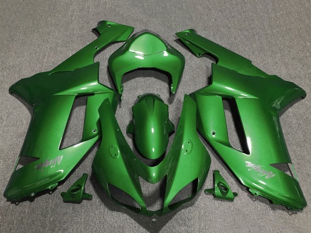 Comprare Carena Moto Kawasaki ZX6R 2007-2008 - Verde Chrome