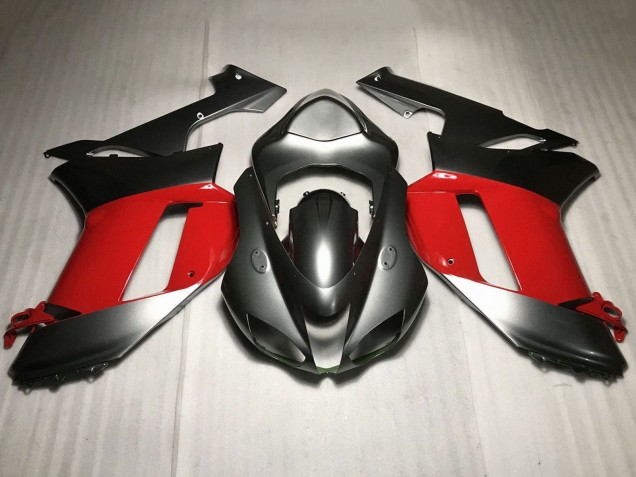 Comprare Carena Moto Kawasaki ZX6R 2007-2008 - Argento Rosso