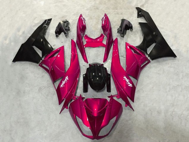 Comprare Carena Moto Kawasaki ZX6R 2009-2012 - Caramella Rosso Nero Lucido