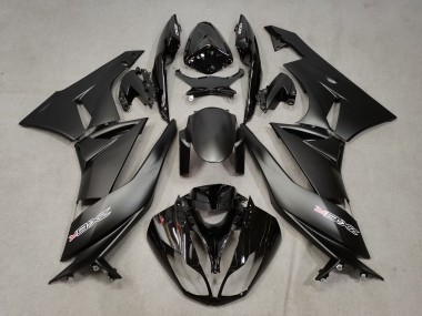 Comprare Carena Moto Kawasaki ZX6R 2009-2012 - Nero Opaco Nero Lucido Bianco Rosso