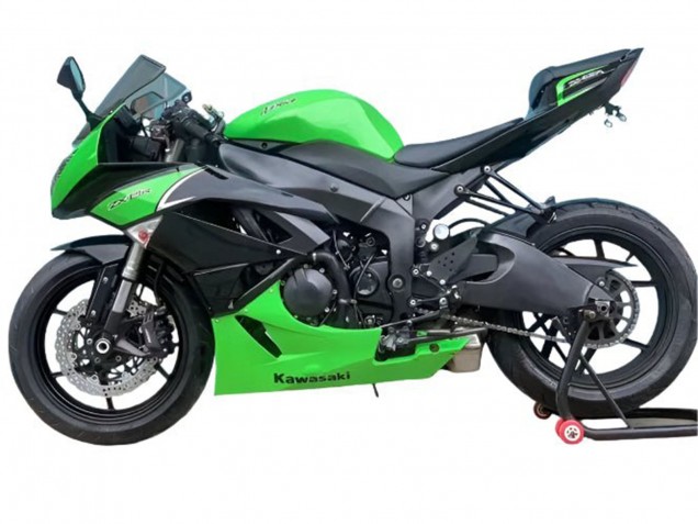 Comprare Carena Moto Kawasaki ZX6R 2009-2012 - Verde Nero Opaco