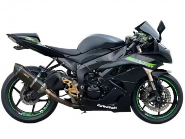 Comprare Carena Moto Kawasaki ZX6R 2009-2012 - Nero Opaco Verde