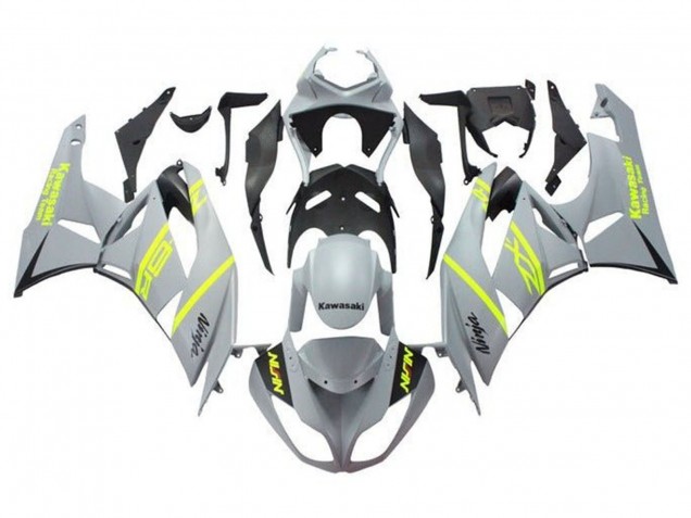 Comprare Carena Moto Kawasaki ZX6R 2009-2012 - Grigio Giallo Nero
