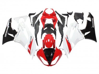 Comprare Carena Moto Kawasaki ZX6R 2009-2012 - Rosso Bianco Nero
