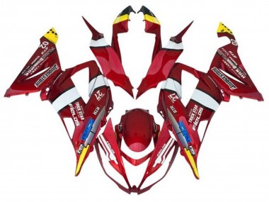 Comprare Carena Moto Kawasaki ZX6R 2013-2018 - Rosso Giallo Bianco Blu