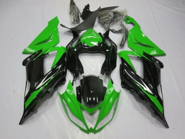 Comprare Carena Moto Kawasaki ZX6R 2013-2018 - Verde Nero Lucido