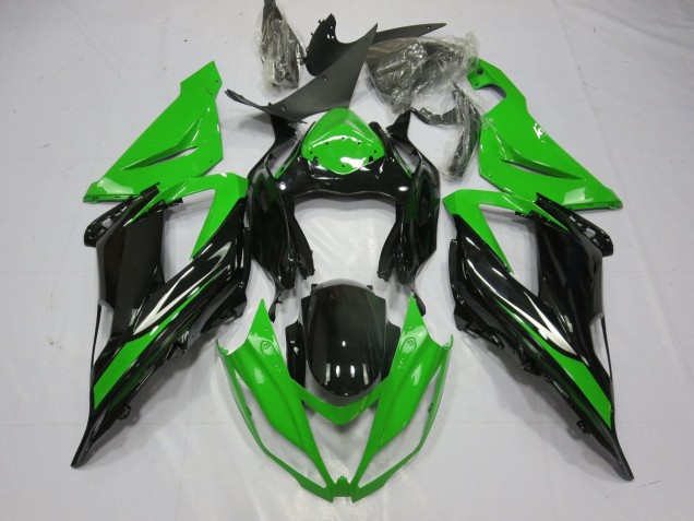 Comprare Carena Moto Kawasaki ZX6R 2013-2018 - Verde Nero Lucido