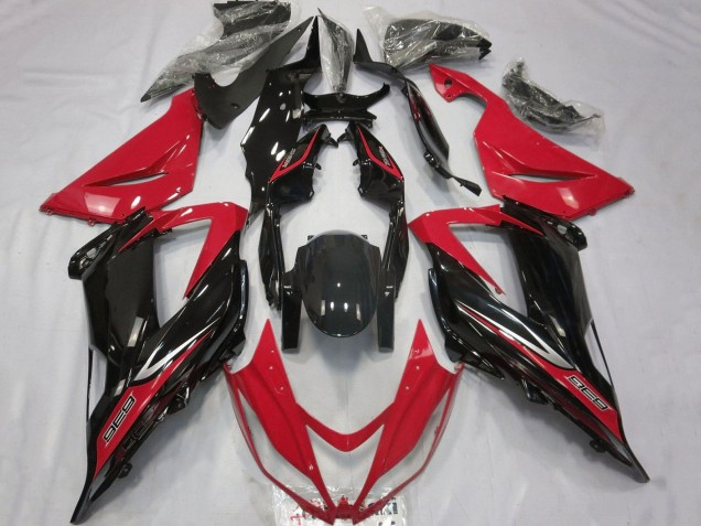 Comprare Carena Moto Kawasaki ZX6R 2013-2018 - Rosso Nero Lucido