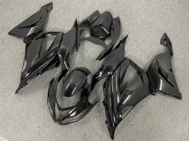 Comprare Kit Carena Moto ABS Kawasaki ZX6R 2013-2018 - Nero Lucido Nero Opaco