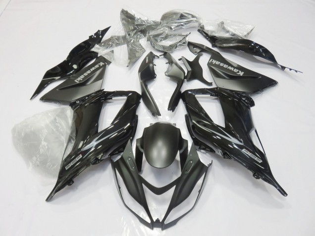 Comprare Carena Moto Kawasaki ZX6R 2013-2018 - Nero Lucido Nero Opaco