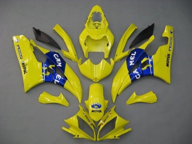 Comprare Carena Moto Yamaha YZF R6 2006-2007 - Giallo Blu Motul Michelin Cammello