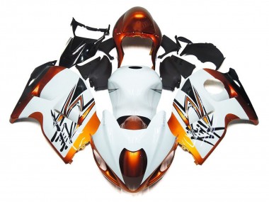 Comprare Carena Moto Suzuki GSXR1000 1996-2007 - Bianco Arancia Nero