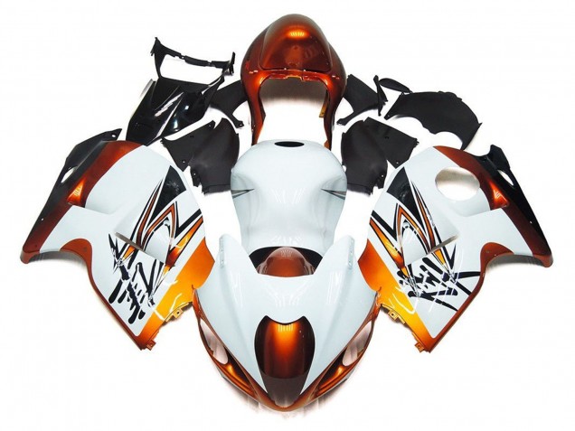 Comprare Carena Moto Suzuki GSXR1000 1996-2007 - Bianco Arancia Nero
