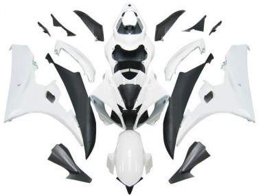 Comprare Carena Moto Yamaha YZF R6 2006-2007 - Bianco Nero Opaco