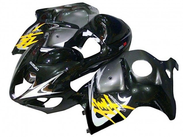 Comprare Carena Moto Suzuki GSXR1000 1996-2007 - Nero Lucido Argento Giallo